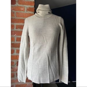 Silvery Grey turtleneck sweater